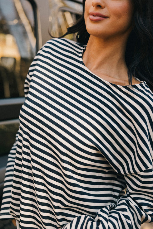 Weekender Striped Pullover